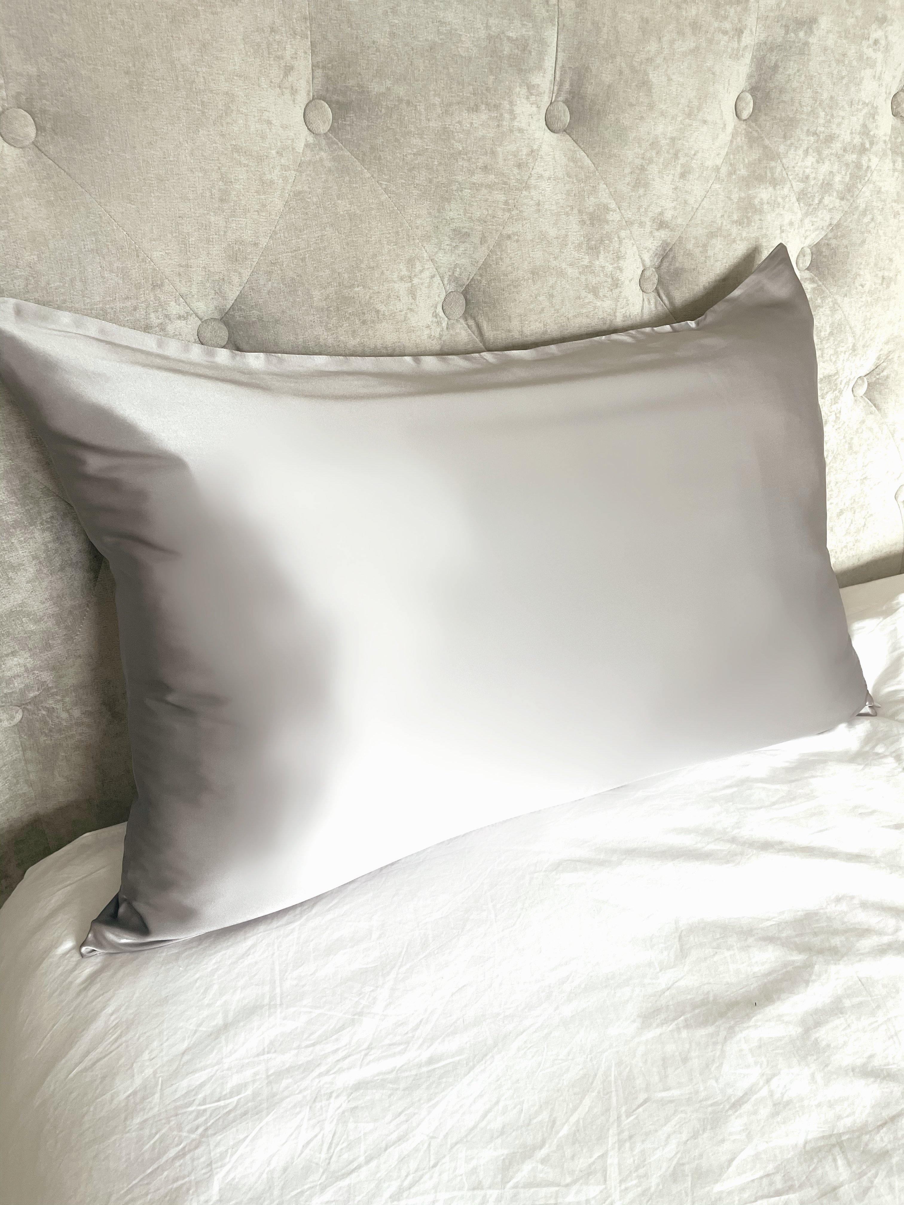 100% Mulberry Silk Pillowcase in Slate - Byeditstudio